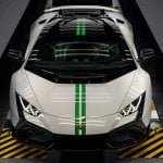 White Lamborghini Huracan STO