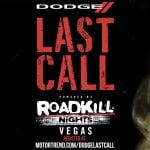 Dodge Poster Last Call Roadkill black background