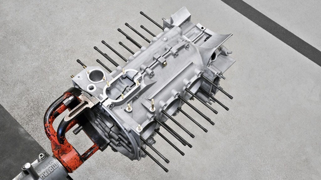 Porsche Crankcase Aerial view
