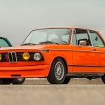 bright orange BMW 02 series