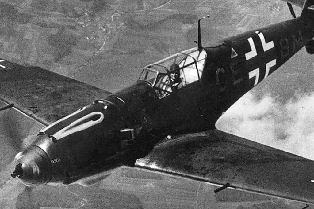 Bf 109 fighter plane WW2