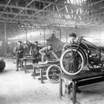 men on an assembly line for bmw