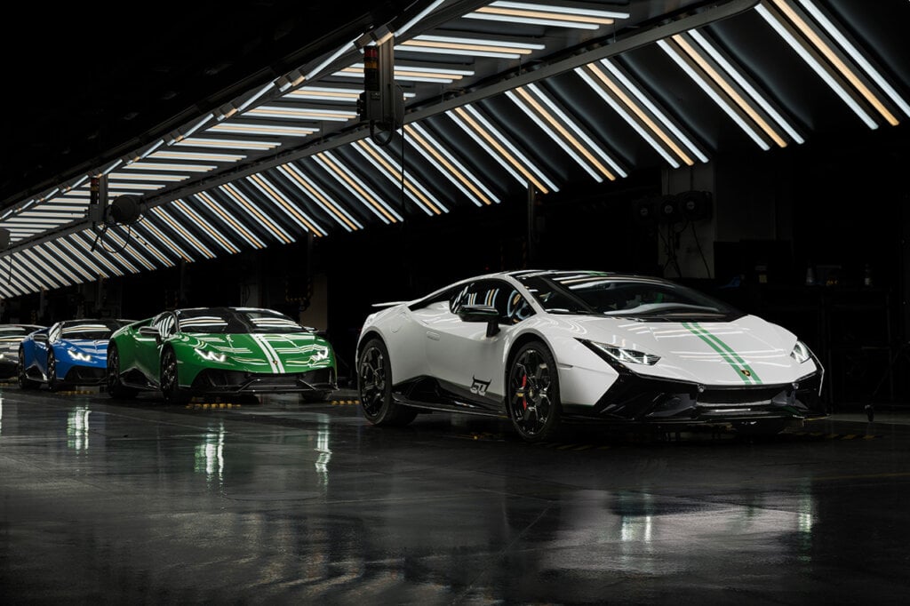 three Lamborghini Huracan's