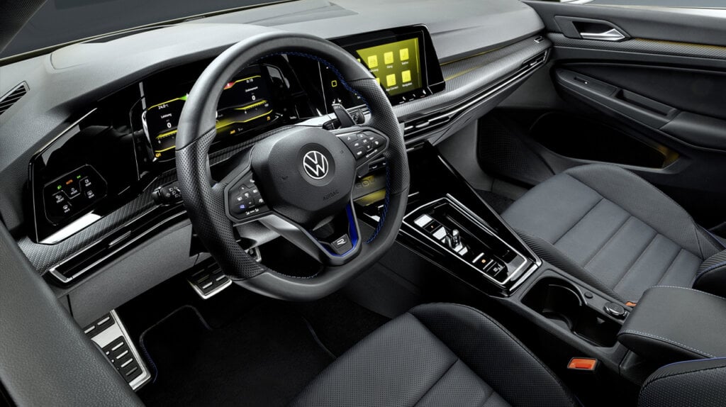 interior of Volkswagen Golf R 333