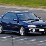 dark blue 1999-2000 Subaru Impreza