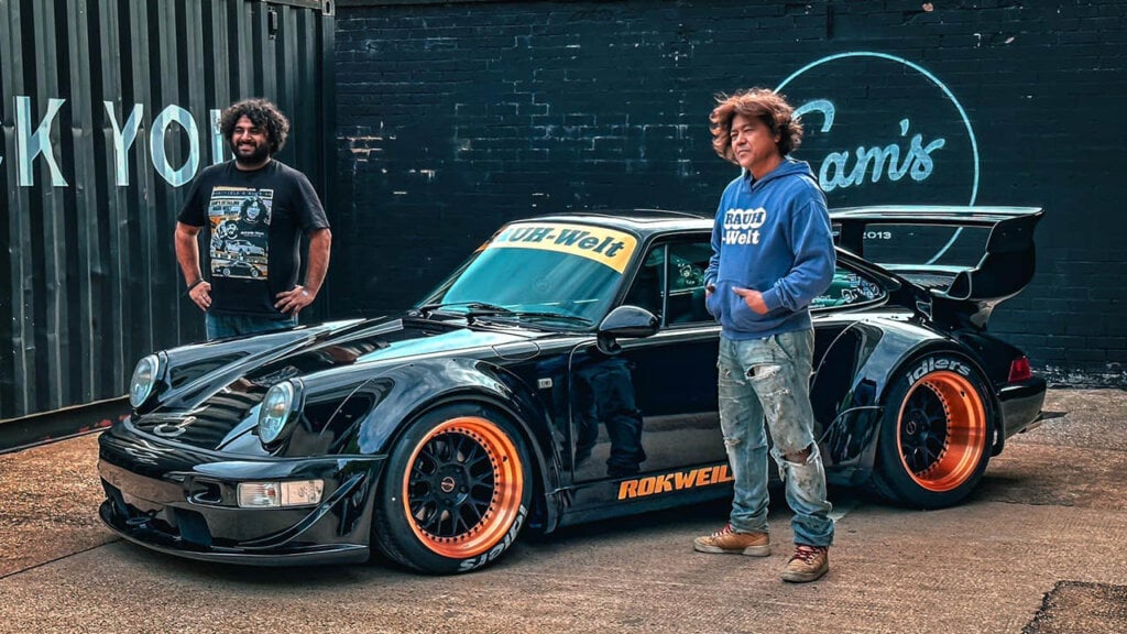 akira nakai next to custom RAUH-Welt BEGRIFF porsche 964