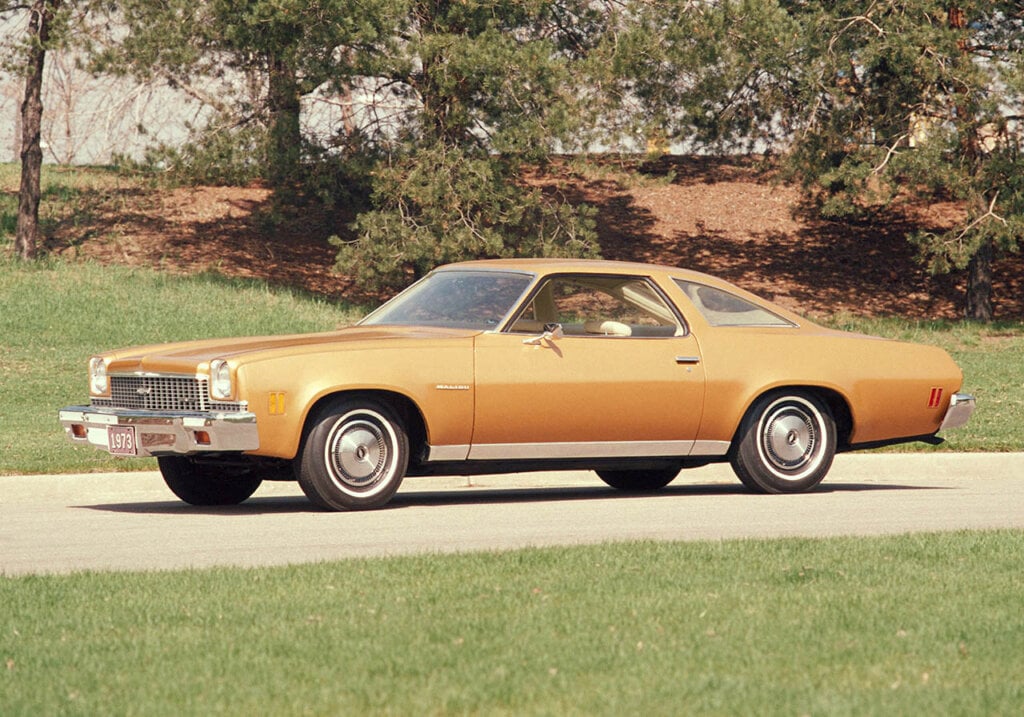 bronze 1973 Chevrolet Malibu Colonade
