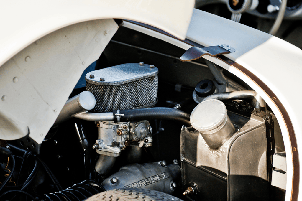 Flat Four engine of a Porsche 550 Spyder