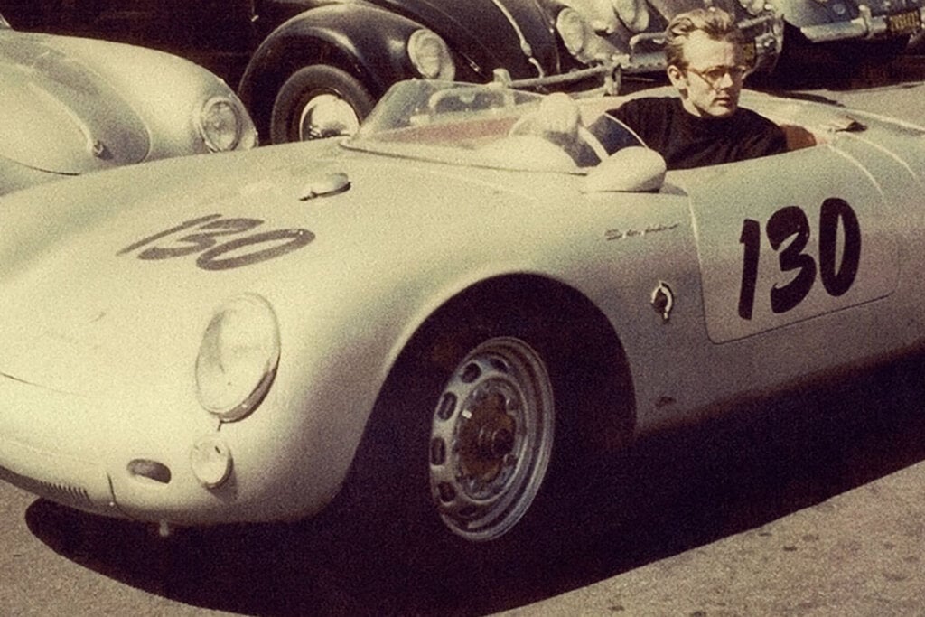 James Dean and 550 Spyder