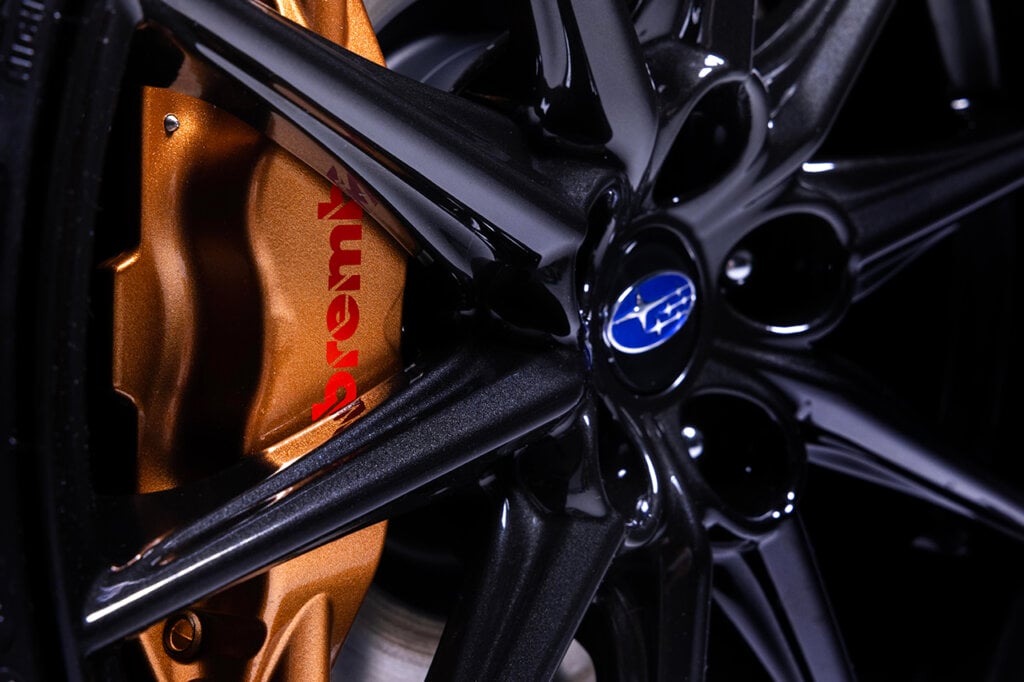 Brembo Brakes on Subaru Wheel