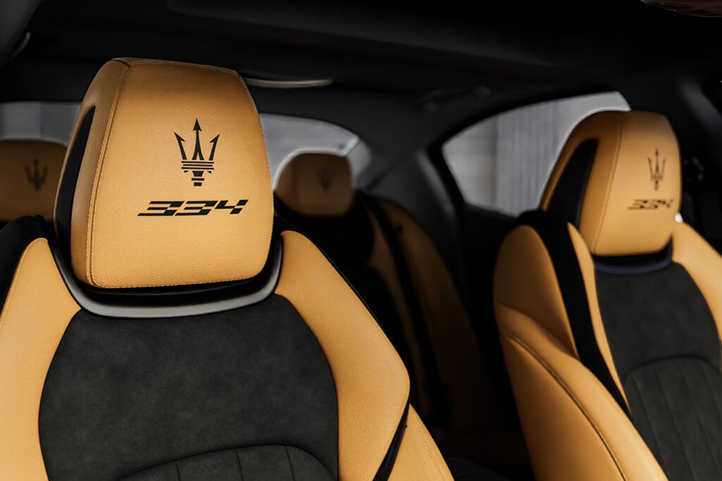 beige interior of 334