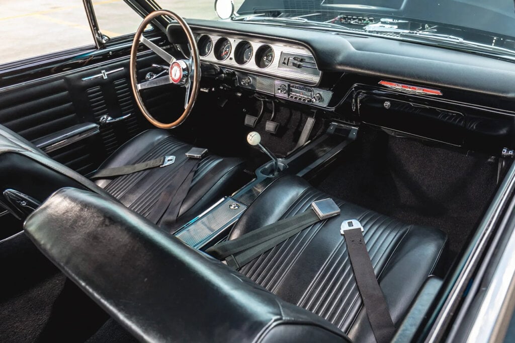 interior shot of 64' GTO