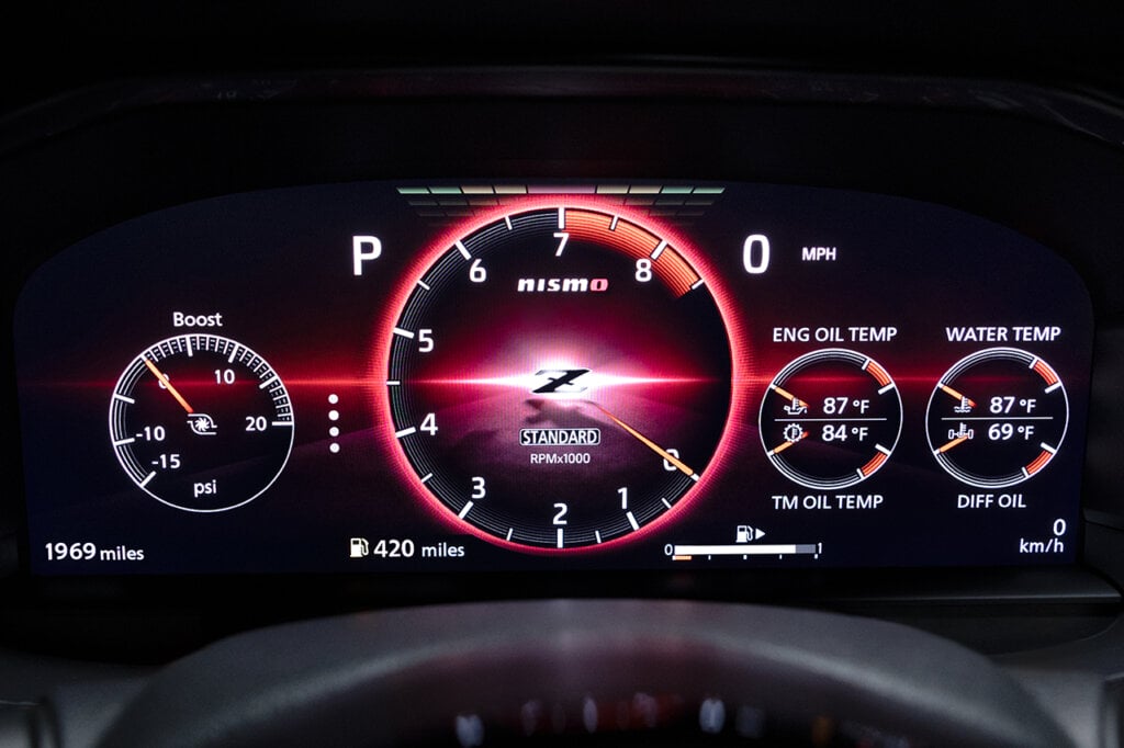 digital display for new Nismo Z