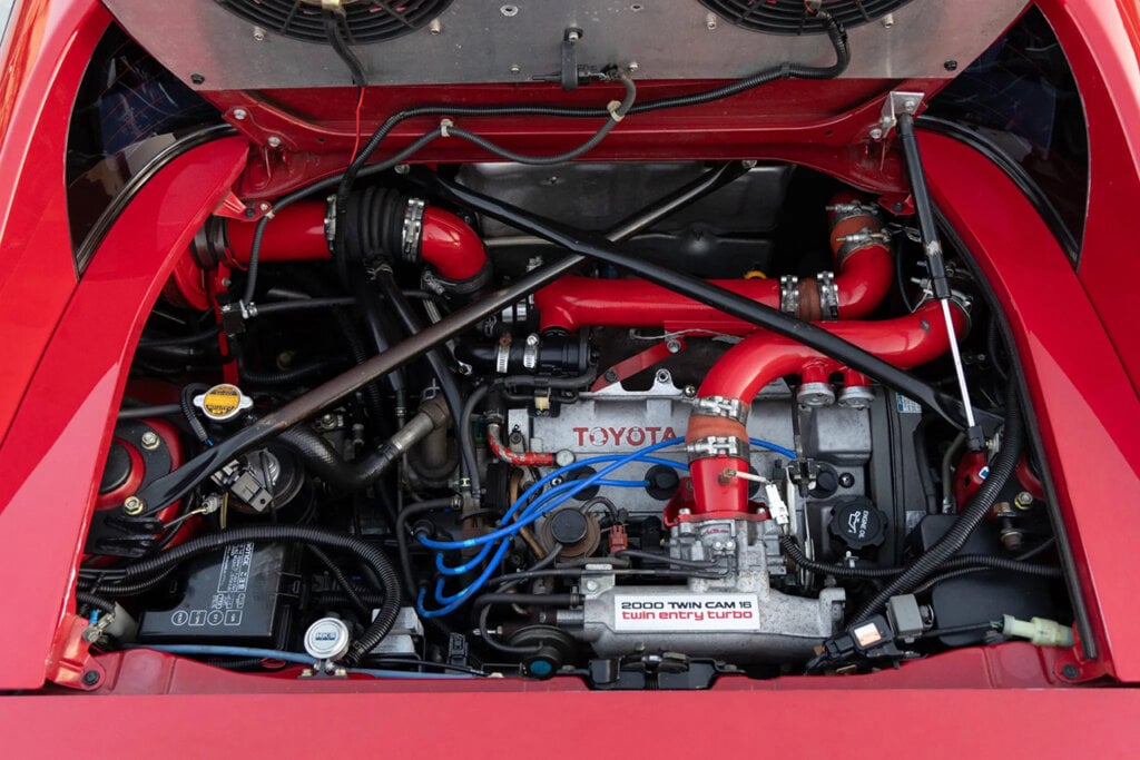 2L 4 cylinder 3S-GTE turbo charged engine in a Toyota MR2