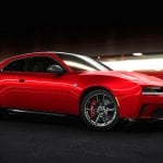 Red Dodge Charger Scat Pack pictured with vibrant background